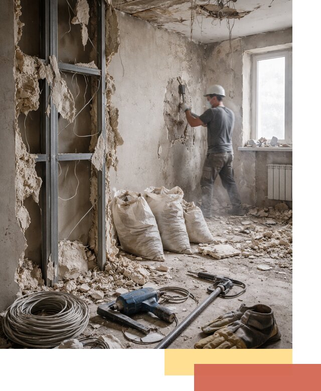 Профессиональный демонтаж зданий и конструкций в Краснокаменске