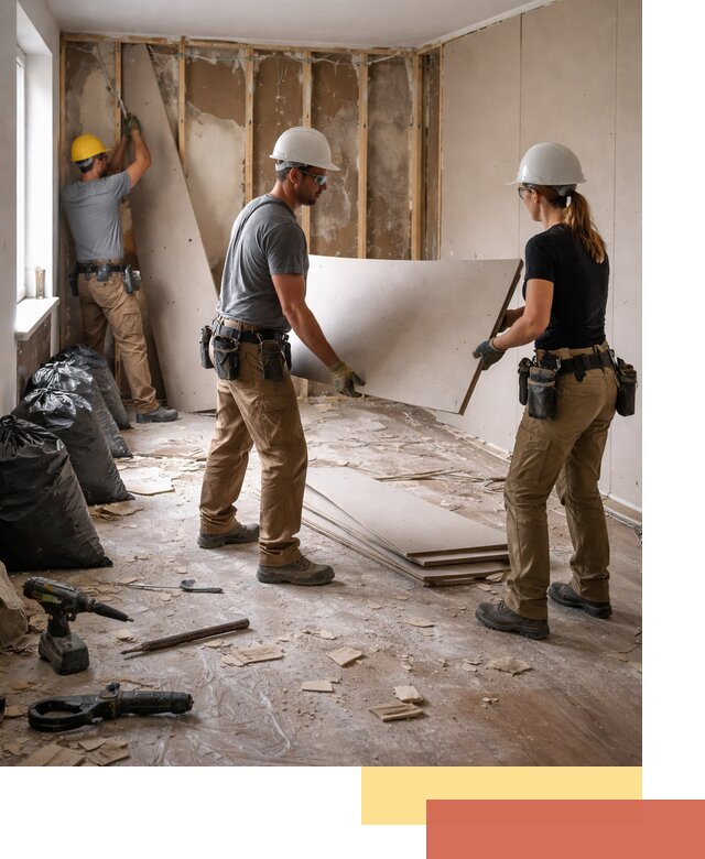 Демонтаж стеновых панелей в Краснокаменске быстро и аккуратно