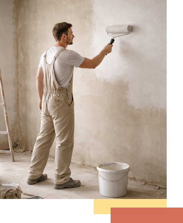 Грунтовка стен под отделку в Краснокаменске профессиональным раствором