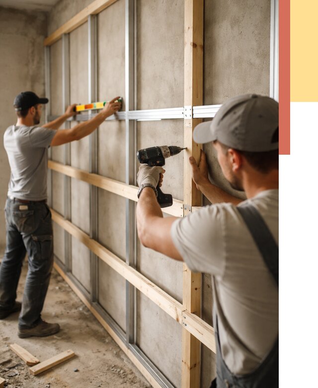 Устройство обрешетки под панели в Краснокаменске от 2146 руб. — монтаж под ключ | ОТДЕЛОЧНИК-Ксн