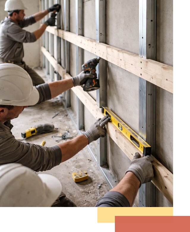 Устройство обрешетки под панели в Краснокаменске