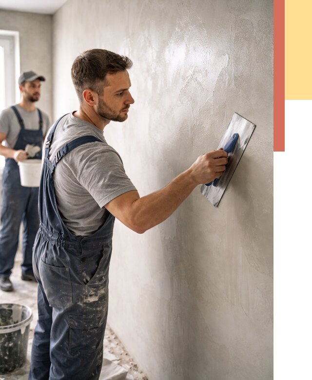 Глянцевание штукатурки стен в Краснокаменске от 7666 руб. — услуги и затирка | ОТДЕЛОЧНИК-Ксн