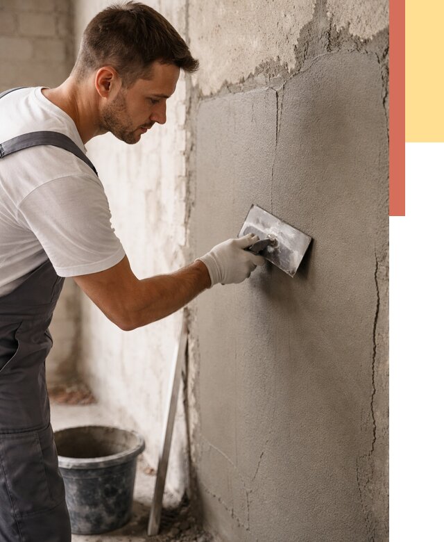 Штукатурка стен под плитку в Краснокаменске от 4293 руб./м2 — выравнивание под плитку | ОТДЕЛОЧНИК-Ксн