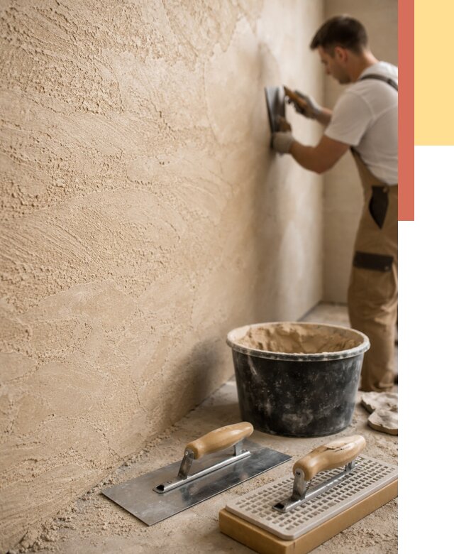 Декоративная штукатурка травертин в Краснокаменске от 1840 руб/м2 — качественно и недорого | ОТДЕЛОЧНИК-Ксн