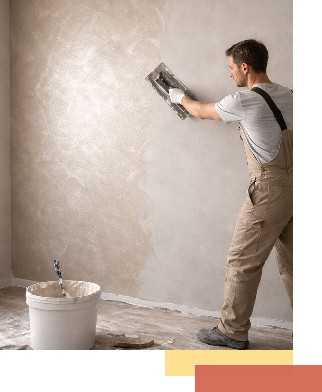 Декоративная штукатурка «Мокрый шелк» под ключ в Краснокаменске