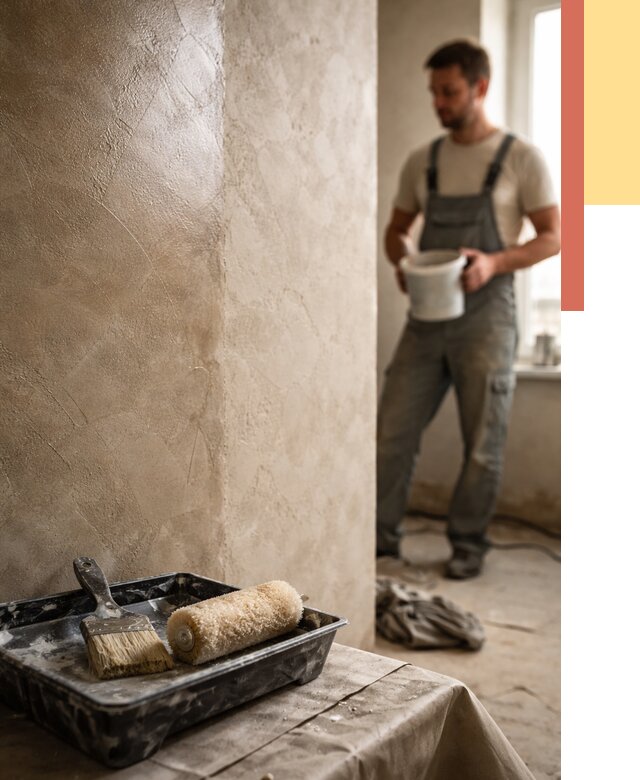 Нанесение воска на штукатурку в Краснокаменске от 3577 руб. | Услуги ОТДЕЛОЧНИК-Ксн