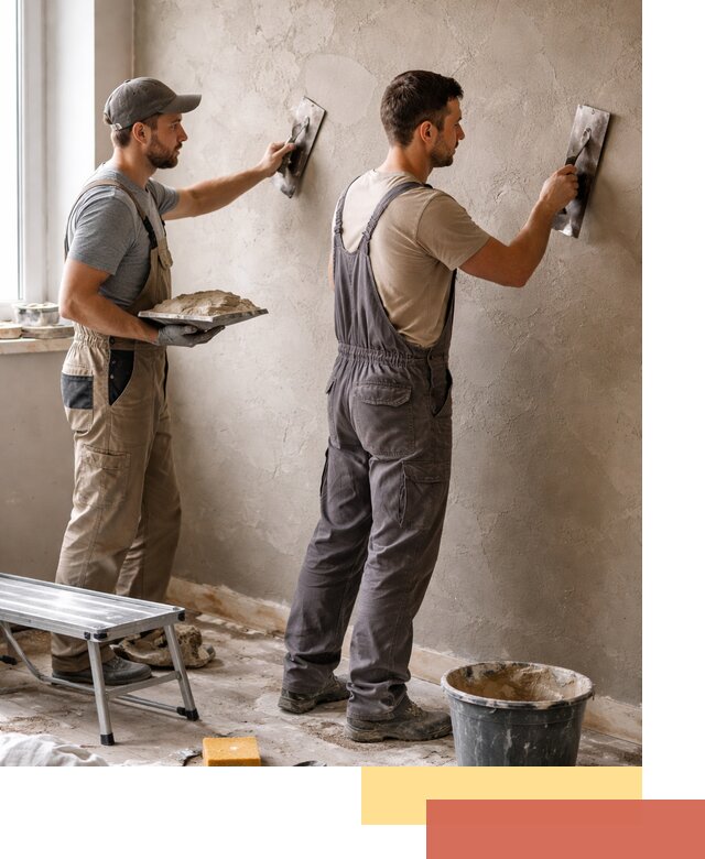 Ремонт декоративной штукатурки и восстановление фактуры в Краснокаменске