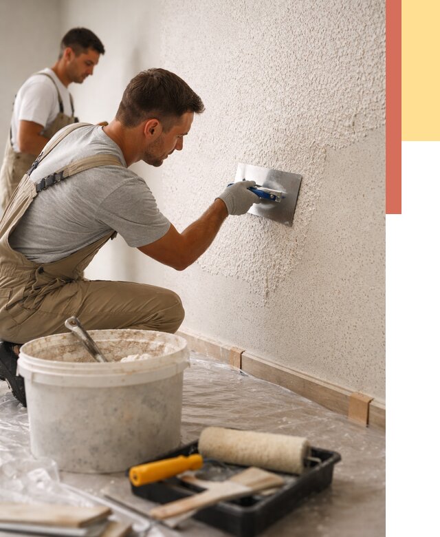 Нанесение жидких обоев в Краснокаменске от 7666 руб./м2 — быстро и недорого | ОТДЕЛОЧНИК-Ксн