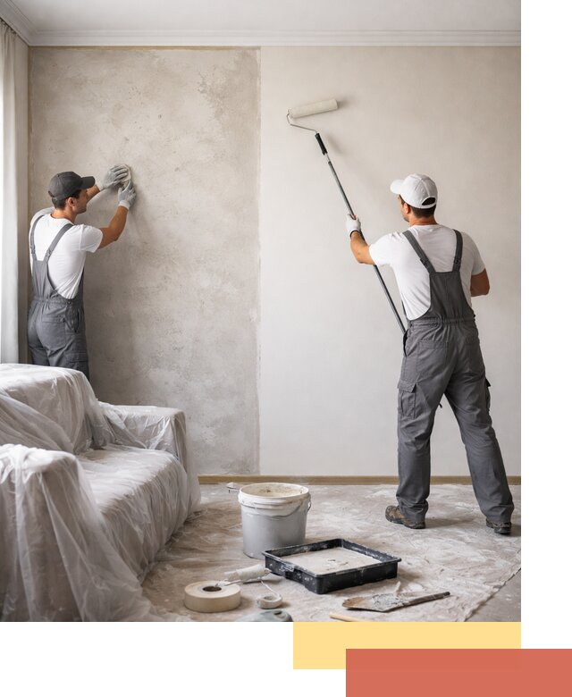 Покраска стен антивандальной краской в Краснокаменске