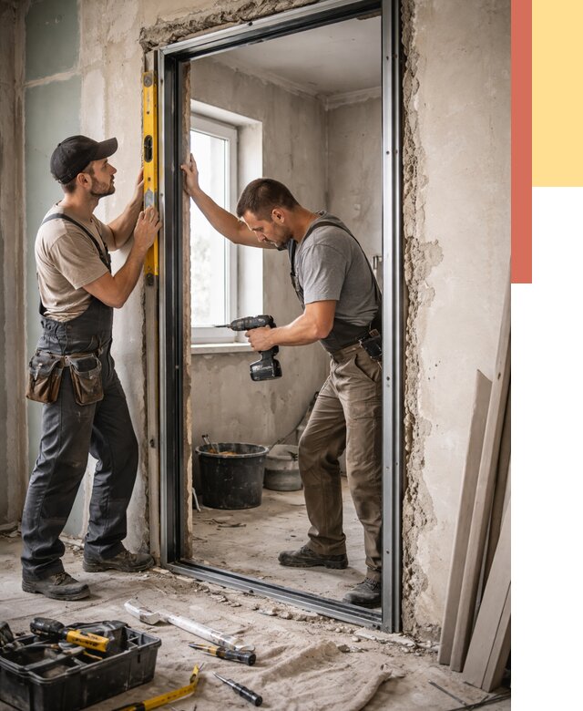 Закладка дверного проема в Краснокаменске от 3577 руб. — быстро и недорого | ОТДЕЛОЧНИК-Ксн