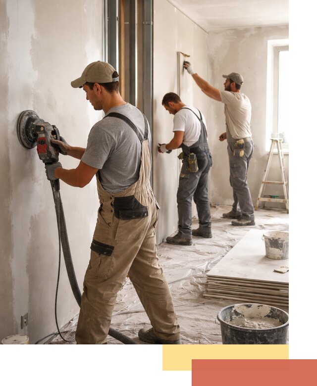 Профессиональная отделка стен в Краснокаменске качественно и в срок