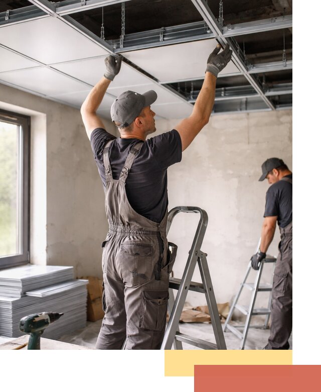 Монтаж кассетного потолка в Краснокаменске качественно и быстро