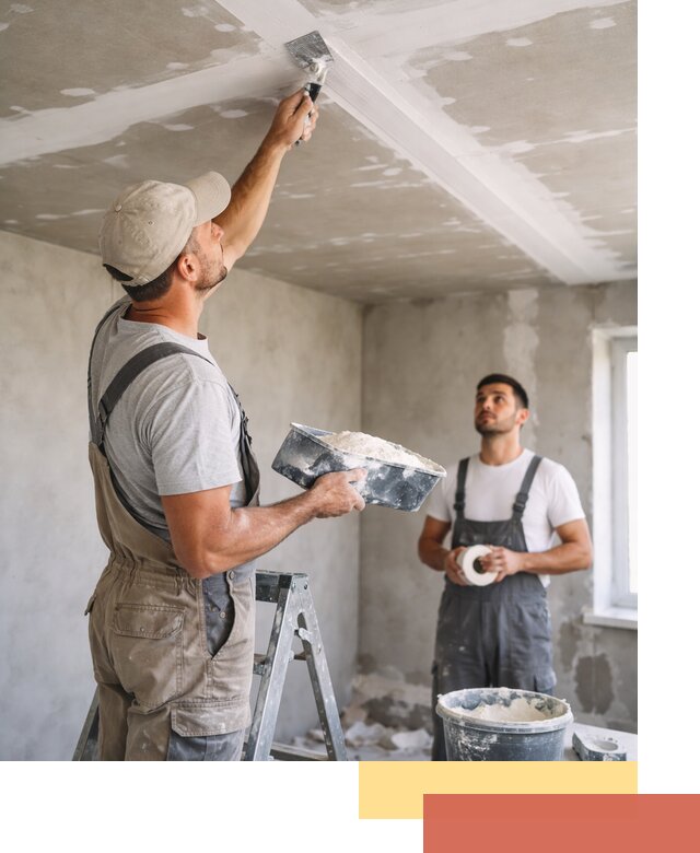 Обработка швов потолка ГКЛ в Краснокаменске: качественная заделка и шпатлевка