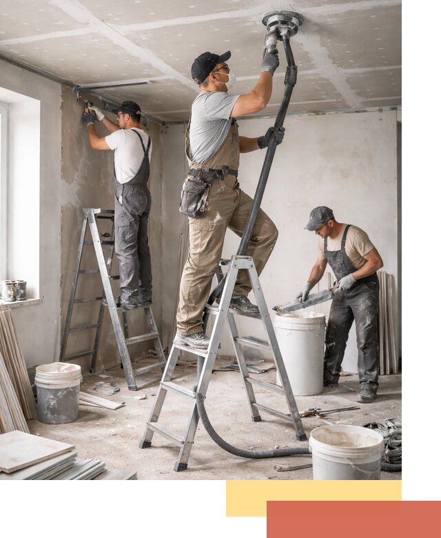 Ремонт потолка из гипсокартона в Краснокаменске: быстрый и качественный монтаж