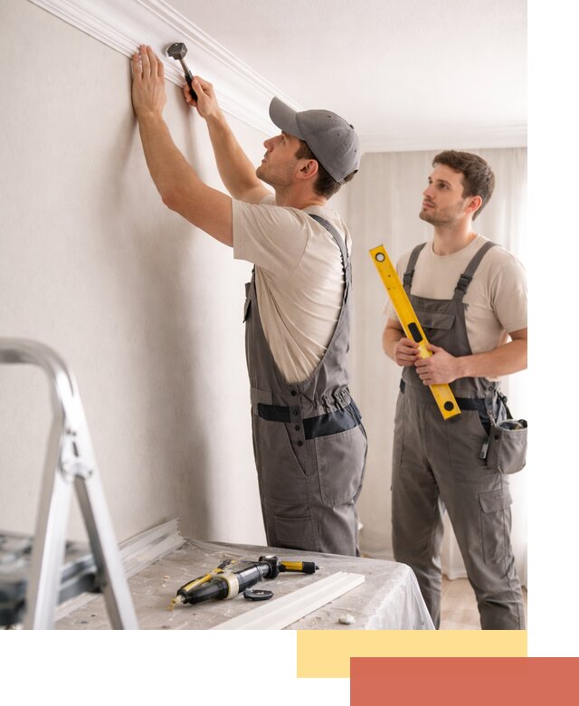 Монтаж потолочного плинтуса в Краснокаменске качественно и быстро