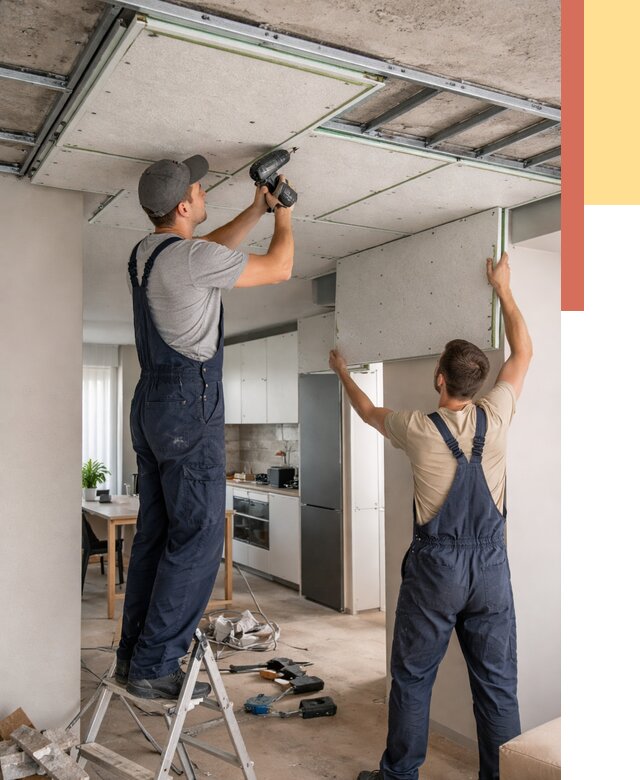 Шумоизоляция потолка панелями зипс в Краснокаменске от 1891 руб. под ключ | ОТДЕЛОЧНИК-Ксн